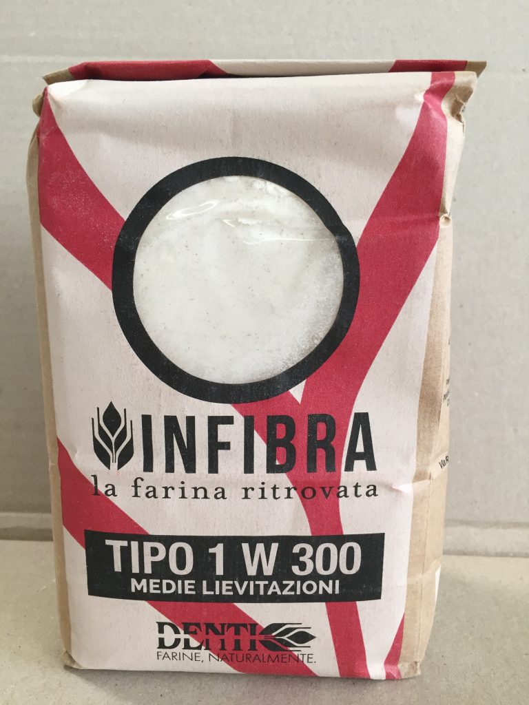 Infibra flour with germ addition, Molino Denti, W300 1kg Homebakers